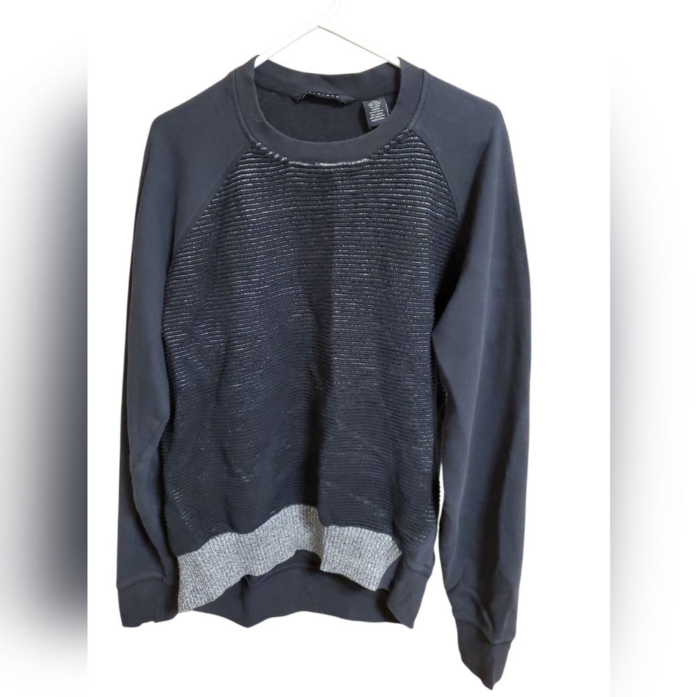 Sean John Black and Silver Sweater Size XL